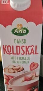 Koldskål med jordbær