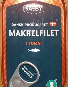 Makrelfilet i tomat Sæby 125 g
