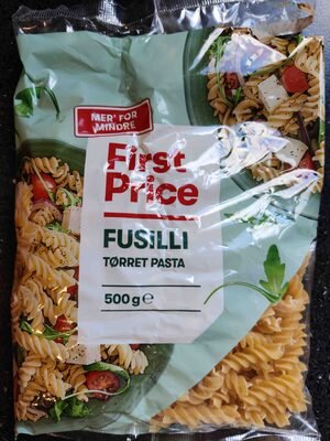 front en.3.400 10.jpg First Price Pasta Skruer 500g durumhvedemel