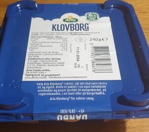 Klovborg Skiveost 45+ ml 240g