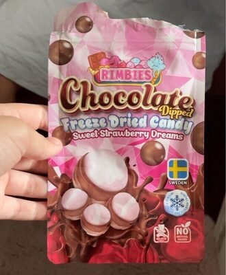 front en.3.400.jpg Rimbies Chocolate Freeze Dried Candy slik
