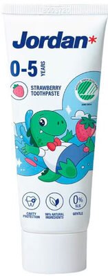front nl.16.400.jpg Jordan TP Junior tandpasta til børn 0-5 år 50 ml