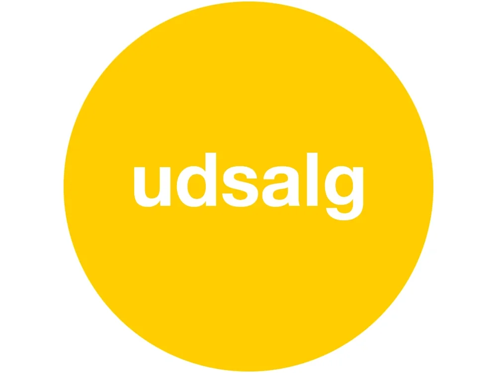 udsalg gul cirkel