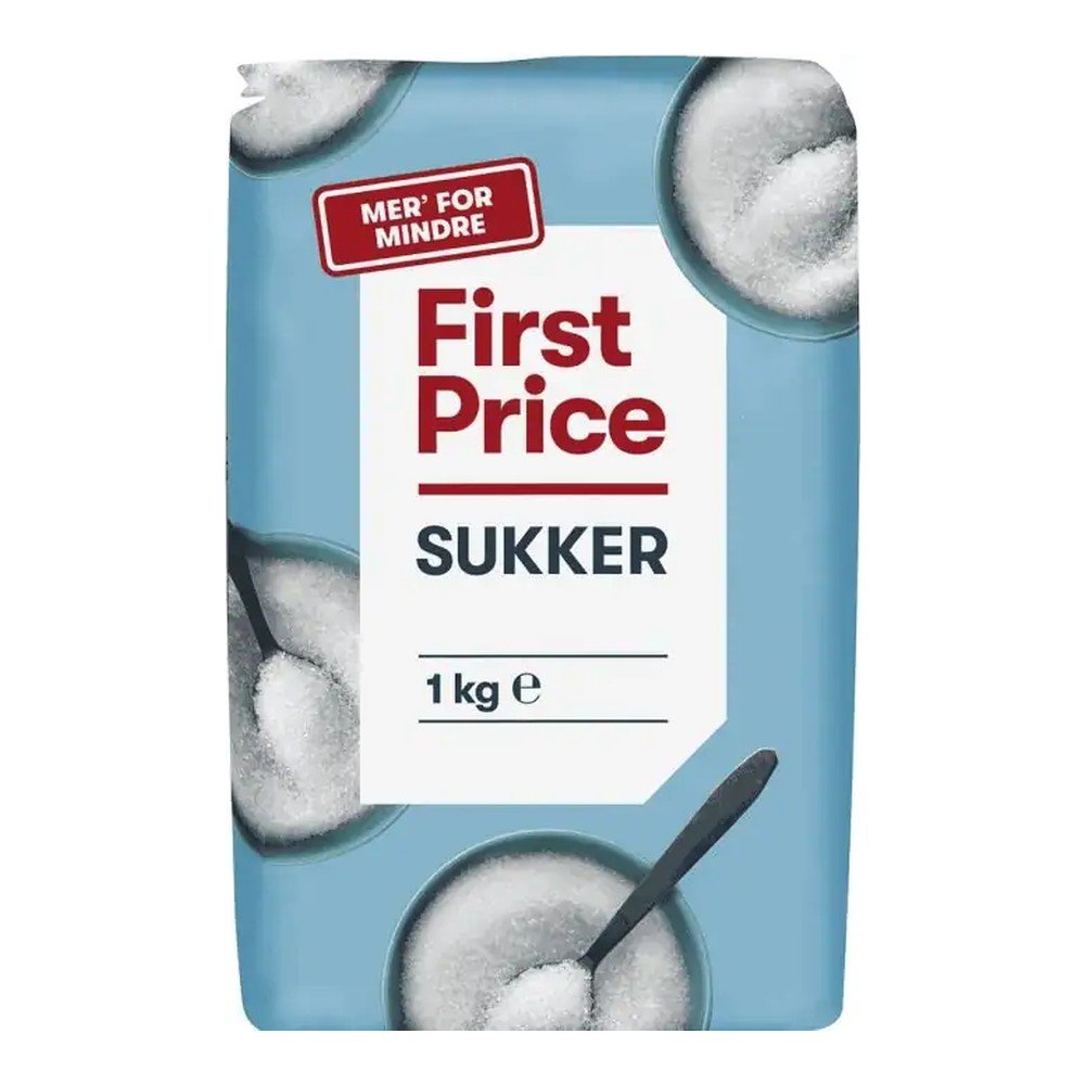 First Price Sukker 1 kg