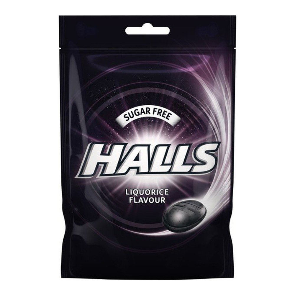 Halls Liquorice Sukkerfri