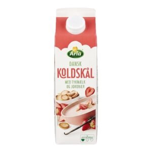 Koldskål med jordbær