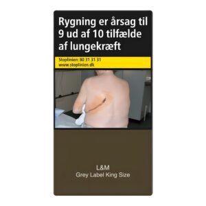 L&M Grey Label King Size hård pakke