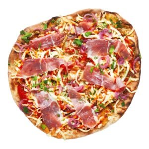 Oles Pizza med lufttørret gris, økologisk 350 g