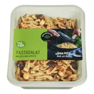 Pastasalat med kylling pesto