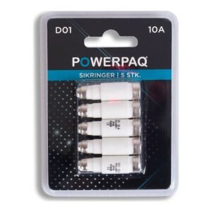 Powerpaq Sikring 10A 250V