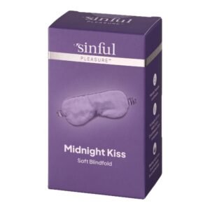 Sinful Pleasure Midnight Kiss Soft Blindfold