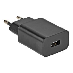 USB oplader 1A – sort
